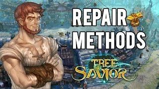 Tree of Savior | How To Repair Gear Guide (Blacksmith and Squire Shop Repairs)