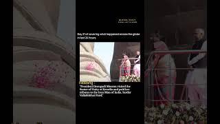 President Droupadi Murmu visited the Statue of Unity paid her tributes to  Sardar Vallabhbhai Patel