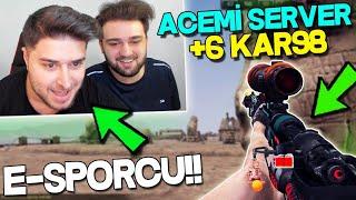 E SPORCUYU ACEMİ SERVERA +6 KAR98 İLE SOKTUM!! HİLE GİBİ OYNADI! ZULA EFSANE TROLL