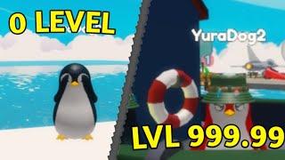 ПРЕВРАТИЛСЯ В ПИНГВИНА  И СТАЛ КОРОЛЕМ ПИНГВИНОВ!!! ROBLOX Penguin Tycoon