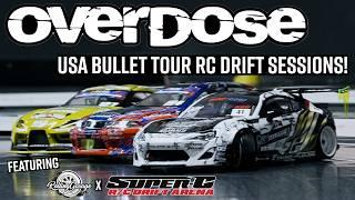 RWD RC DRIFT WITH TEAM OVERDOSE! // Team Overdose USA Bullet Tour at Rolling Garage RC and Super-G