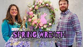 DIY Hanging with Wisteria Wreath How To Tutorial (2025)