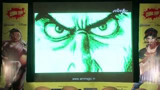 Animagic Studios presents an animation montage at the 2nd Annual Indian Comic Con