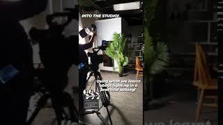 BA Film and Moving Image Production student tour | Film Studio