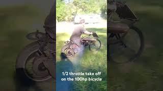 power slide take off 100hp bicycle