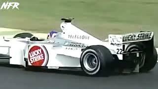 F1 Classic Sounds Jacques Villeneuve BAR Honda V10 lap in qualifying Brazil