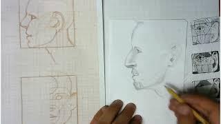 (2mins) Reilly Abstraction - Portrait Drawing Tutorial, set to Clair De Lune by Debussy.