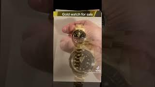 Gold watch for sale #silver #invest #stacking #gold #coins #numismatics #art #forsale #wealth