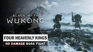 Black Myth Wukong - The Four Heavenly Kings Boss Fight (No Damage Taken)