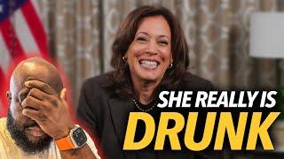 "She Really Is Drunk..." Kamala Harris Embarrass Herself In Wild Livestream Call To Supporters