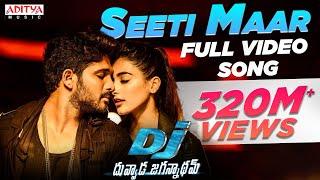 SEETI MAAR Full Video Song || DJ Duvvada Jagannadham || AlluArjun DSP Hits || Party Songs Telugu