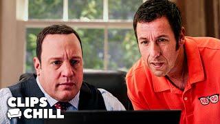 Adam Sandler Meets President Kevin James | Pixels