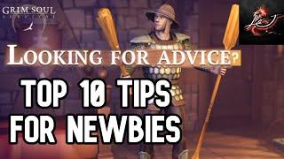 Top 10 Newbie Guide - Grim Soul 2.5.2