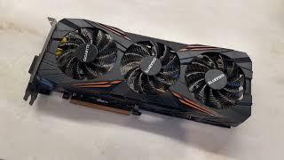 Карты GTX1060 и GTX1070 Gigabyte разбираем, чистим и заменяем вентиляторы.