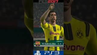 Henrikh Mkhitaryan Goal & Celebration - PES 2017  PS3 #shorts