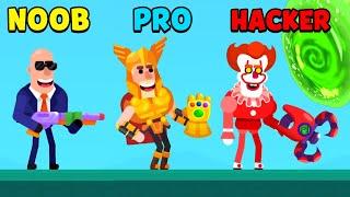 NOOB vs PRO vs HACKER - Hitmasters