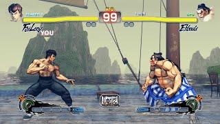 Fei long vs Classic E.Honda (Hardest) Street Fighter 4.| Epic Battle