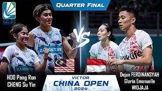 HOO Pang Ron CHENG Su Yin vs Dejan FERDINANSYAH /Gloria Emanuelle WIDJAJA  China Open 2024 Badminton