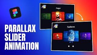 Create PARALLAX IMAGE SLIDER Animation Using Figma | FIgma Tutorial