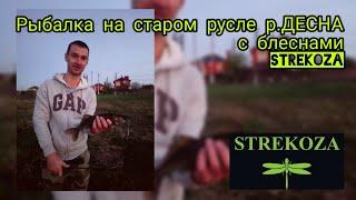 РЫБАЛКА на спиннинг с берега,блесны STREKOZA, ловля судака в апреле, рыбалка в селе Погребы на Десне