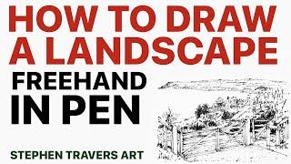 Do You Want a Technique to Draw Landscapes in Pen?