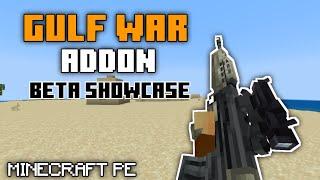 GULF WAR | NEW 3D GUNS ADDON | BETA TEST | MINECRAFT PE 1.21.30