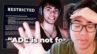 Saber reacts to "I Played ADC for 400 Games and got BANNED"