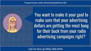 Programmatic Audio Advertising Baltimore MD