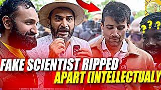 Fake Scientist RIPPED Apart By Two Muslims(Intellectually) Adnan Rashid Saboor | Speaker's Corner