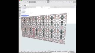 Patterns in ARCHICAD 22 curtain wall