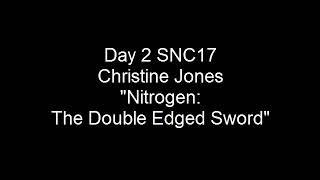 Christine Jones -- Nitrogen: The double-edged sword