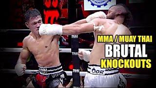 MMA / Muay Thai Most BRUTAL Knockouts I July 2024