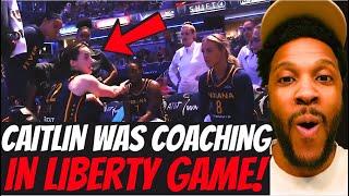 NEW FOOTAGE SHOWS CAITLIN CLARK COACHING THE FEVER IN NEW YORK LIBERTY VS FEVER GAME!