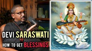 Devi Saraswati: The Divine Blessing of Knowledge and Arts Explained by Rajarshi Nandy #saraswati