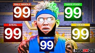 BEST GAME BREAKING GUARD BUILD is a DEMIGOD in NBA 2K25! ALL 99 ATTRIBUTE BUILD! Best Build 2k25!