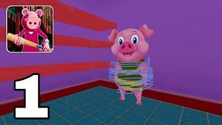 Piggy Family 3D: House Escape Gameplay Part 1 All Levels