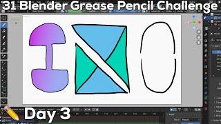 31 Days of Blender Grease Pencil Challenges - Day 3: Close the Gap