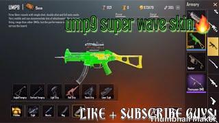 HOW TO GET THE UMP9 CRASHING WAVES SKIN FOR SILVER FRAGMENTS |PUBGM| GUIDE