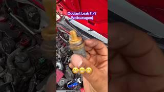 Volkswagen Coolant Leak Fix? #volkswagen #vw #vdub #coolantleak #automotive #mechanic