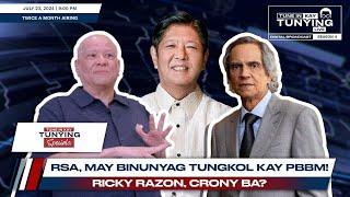 RSA, may binunyag tungkol kay PBBM!  Ricky Razon, crony ba?