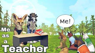 WildCraft: Me as a TEACHER but it's with RP Real Play | [ •Part 2 ]