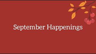 September 2021  HAPPENINGS at The Complete Combatant