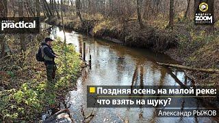 Поздняя осень на малой реке:  что взять на щуку? Александр Рыжов. Anglers Practical