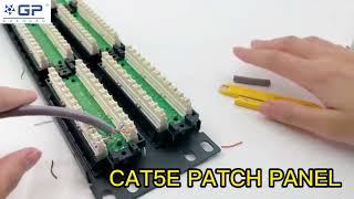 48 Port cat5e,cat6 RJ45 UTP patch panel