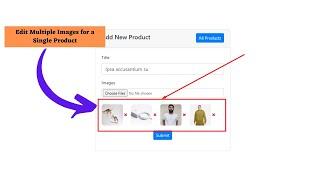 Laravel Livewire Multiple Image Upload | Part-02 | Edit multiple images for a single product