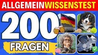 XXL-Allgemeinwissenstest mit 200 Fragen - Wissensmarathon Quiz aus 10 Gebieten!