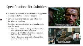 Subtitling Basics