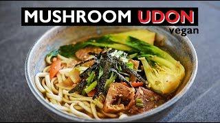 FAST Udon Noodles Recipe | EASY VEGAN RECIPES