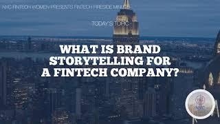 What is Brand Storytelling for a Fintech Company?