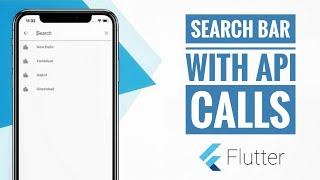 How to Create Search Bar with API Calls in Flutter | Search Bar | Flutter | @thetech-holic